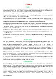 Riassunto e appunti Italo Svevo