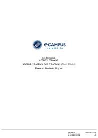 Paniere Lingua Inglese E- Campus