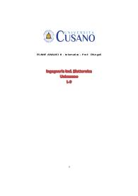 ESAME ANALISI II - Prof. D’Angeli - Ingegneria Ind. Elettornica - Unicusano L9.