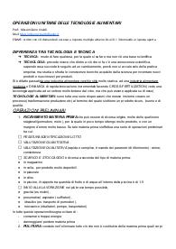 Appunti di operazioni unitarie