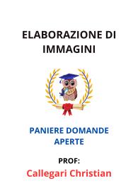 Paniere Verificato di ELABORAZIONE DI IMMAGINI, Callegari Christian,2025 - RISPOSTE APERTE