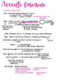 Appunti sull’avvento del fascismo