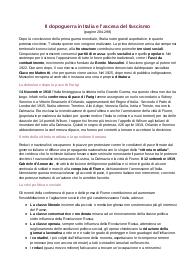 Appunti sul Dopo Guerra in Italia e l'Ascesa del Fascismo