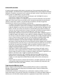 La membrana cellulare e i tipi di trasporto