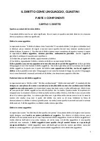 riassunto IL DIRITTO COME LINGUAGGIO di Guastini