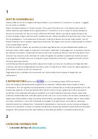 DIRITTO COMMERCIALE (Economia, Prof.ssa Vercellino) - Appunti completi per esame