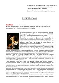 Esercitazioni obbligatorie di storia dell'arte moderna, prof. Vicentini Cecilia, e-campus