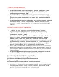 LA FAMIGLIA MULTIPROBLEMATICA