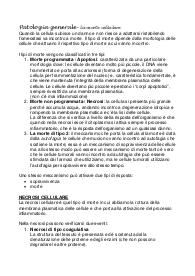 Patologia generale - Necrosi