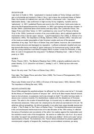 Vita e opere di Oscar Wilde e Louis Stevenson (Letteratura inglese - in lingua inglese)