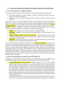 Riassunto completo libro Ricerche di marketing