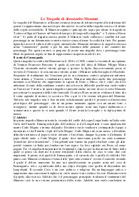 Le tragedie di Alessandro Manzoni