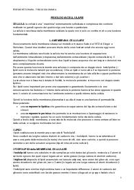 Appunti di fisiologia umana completi per sostenere l'esame senza altri mezzi di studio