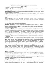 Le grandi correnti della filosofia del diritto