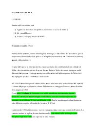 Appunti Filosofia politica - Prof. D'Andrea