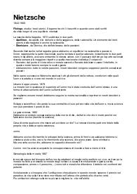 Appunti su Nietzsche.