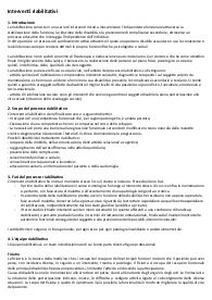Appunti di riabilitazione