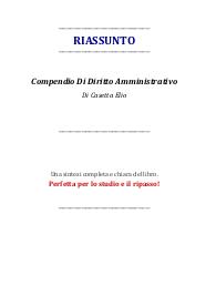 Riassunto del libro: "Compendio di Diritto Amministrativo" di Casetta Elio