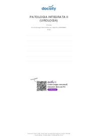 Patologia integrata 2 (urologia)