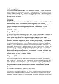 Riassunti Letteratura Francese: Guillaume Apollinaire