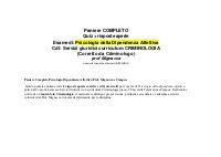 Paniere Completo Psicologia Dipendenza Affettiva Prof. Mignacca