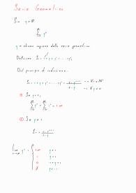 Dimostrazione Serie Geometrica