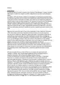 Sintesi Unità d’Italia