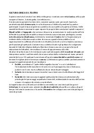 CULTURA GRECA E IL TEATRO