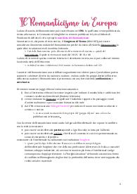 Il Romanticismo in Europa_letteratura