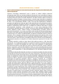 Domande e risposte di RELAZIONI INTERNAZIONALI