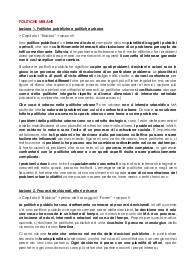 POLITICHE URBANE