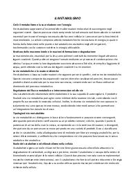 Appunti sul Metabolismo e Glicosi