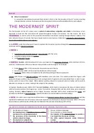 modernist spirit