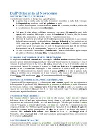 Il Novecento e il Futurismo