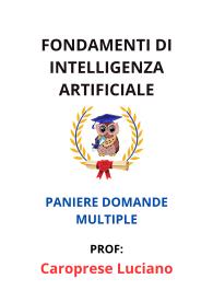 Paniere di FONDAMENTI DI INTELLIGENZA ARTIFICIALE, Caroprese Luciano, 2025 - MULTIPLE