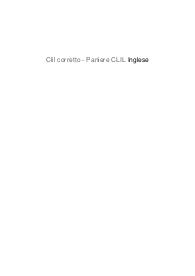 Clil corretto - Paniere CLIL Inglese con risposte esatte