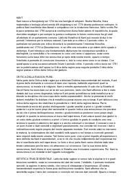 KANT: VITA E ANALISI OPERE