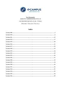 Paniere con spiegazione - DIRITTO AMMINISTRATIVO II - Prof. Nunziata