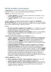 Appunti di diritto pubblico prima parte