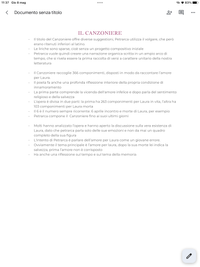 Appunti del Canzoniere di Petrarca