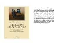Il romanzo del Novecento - libro intero