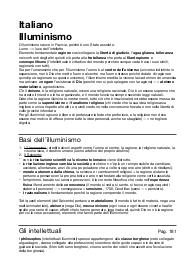 Illuminismo, Indipendenza americana, rivoluzione francese - sia italiano che storia - 10 pagine