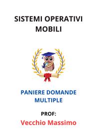 Paniere Completo di SISTEMI OPERATIVI MOBILI, Vecchio Massimo, 2025 - RISPOSTE MULTIPLE
