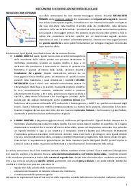 Appunti integrati con libro di Biochimica della comunicazione cellulare