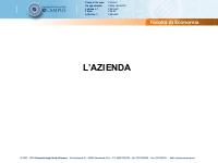 Corso - GESTIONE DELLE IMPRESE E MARKETING - Prof. Zingone - slide