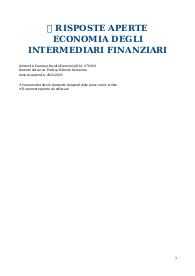 Risposte aperte complete paniere Economia degli Intermediari Finanziari Prof.ssa Federico DomenicaUN. ecampus